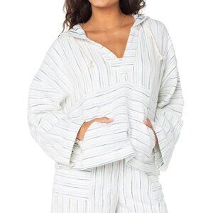 ✨ROXY✨ Rich Coast Stripe Hoodie - [Small]